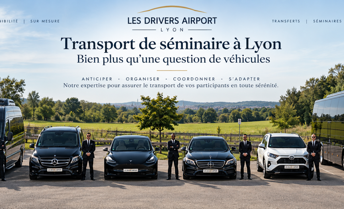 Transport de séminaire à Lyon avec Les Drivers Airport