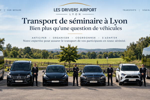 Transport de séminaire à Lyon avec Les Drivers Airport