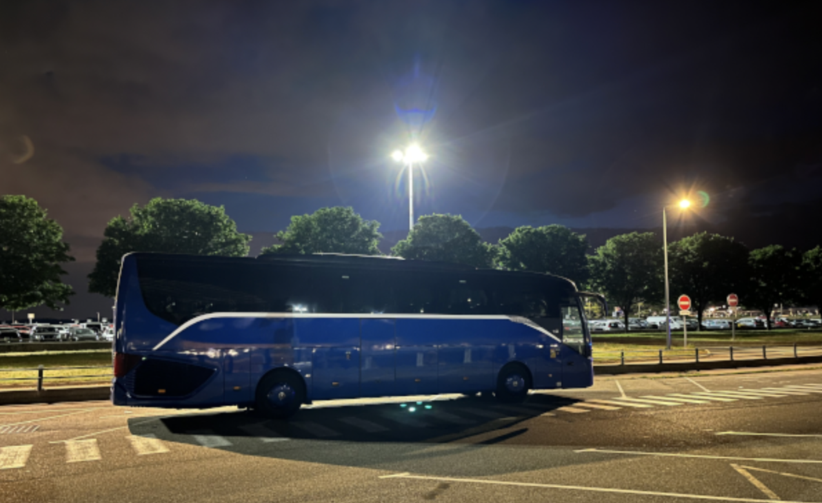 Autocar pour transport de participants lors d'un événement d'entreprise à Lyon